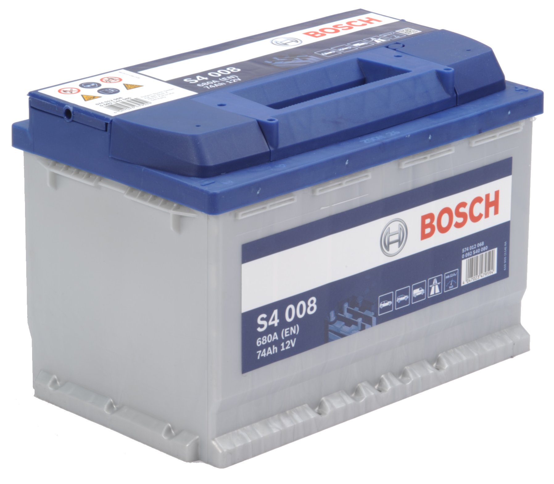 Batterie BOSCH S4 - Démarrage puissant